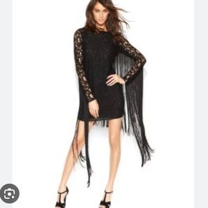 Michael Michael Kors fringe and lace dress